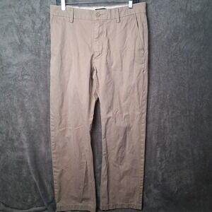 Banana Republic Bootcut Pants Mens 33x34 Khaki Beige Mid-Rise Casual Preppy